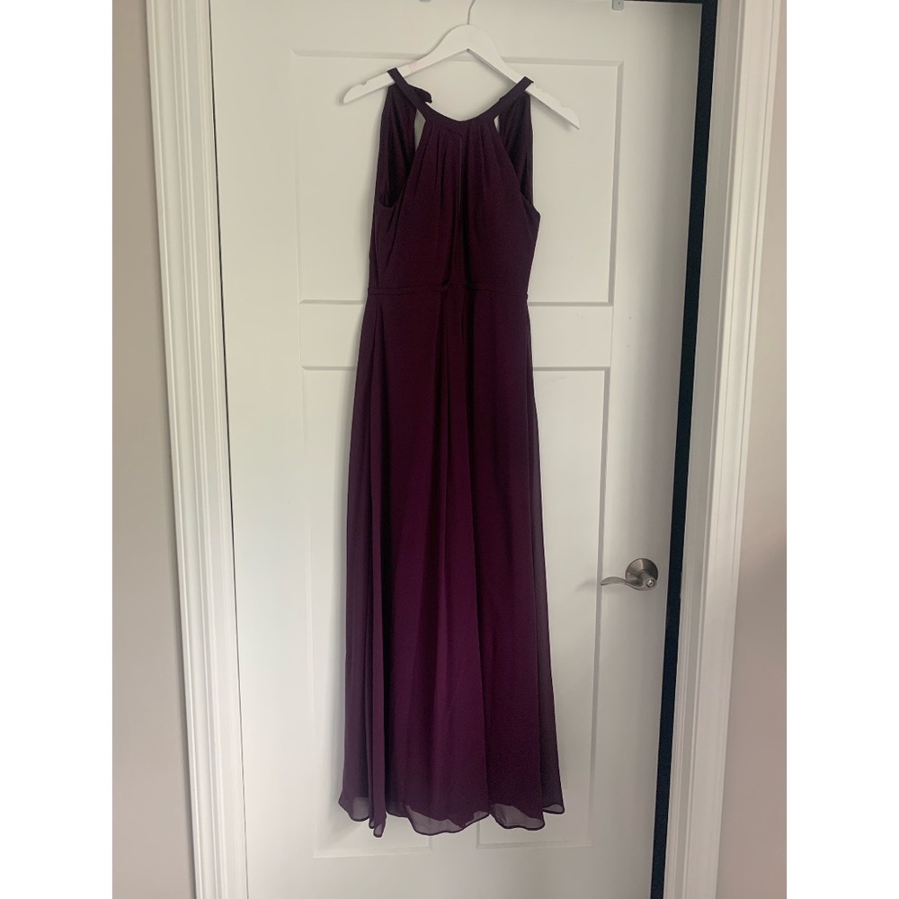 Plum Floor Length Dress